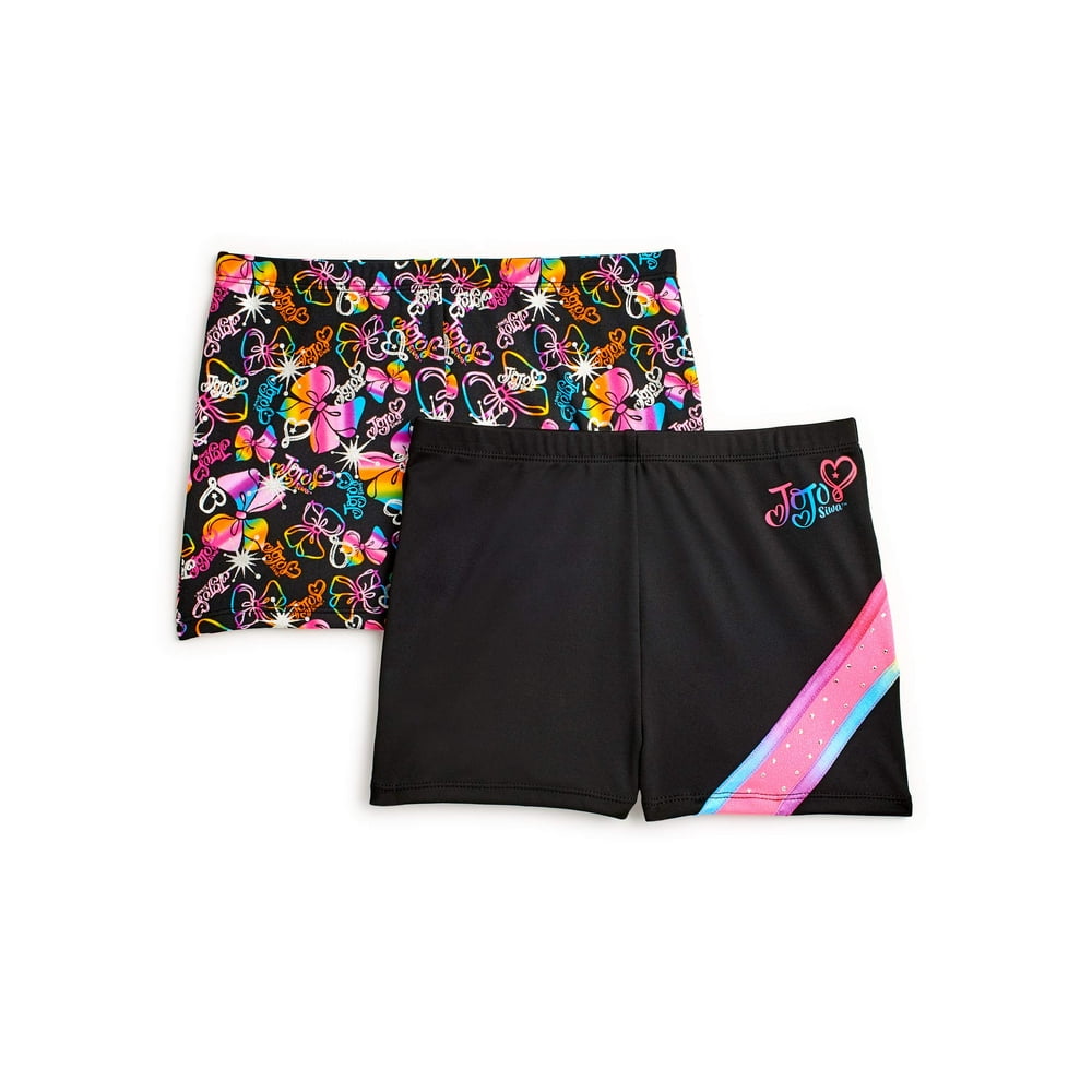 JoJo Siwa - Jojo Siwa by Danskin Girls Dance Gymnastics Cheer Shorts, 2 ...