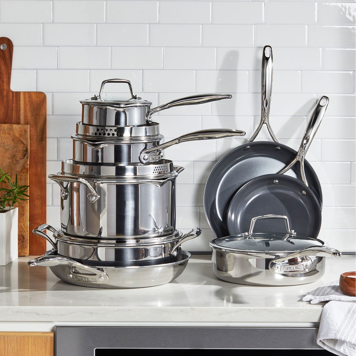 Zwilling Energy Plus 13-Piece Stainless Steel Ceramic