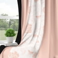 thumbnail image 2 of Pink Blackout Window Curtains for Living Room,Thermal Insulated Curtains,52x84 Inch,Set of 2, 2 of 6