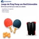 thumbnail image 2 of Juego de Ping Pong Bluelander con Red Extensible, 2 Raquetas y 6 Pelotas, Set Portátil con Bolsa, 2 of 5