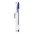 thumbnail image 5 of 50/100 bolígrafos de punta de bola de 1,0 mm, de plástico azul y negro, regalo para estudiantes, material escolar y de oficina, escritura suave y duradera, 5 of 5
