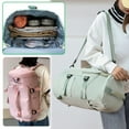 thumbnail image 4 of SUSHANG Gym Bag for Women and Men Sports Duffle Bag with Shoe Compartment and Wet Pocket Overnight Bags for Yoga Travel Swimming Camping Lightweight, 4 of 9