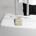 thumbnail image 5 of Square 2Pack PU Leather Unicorn Cruise Luggage Tag with Privacy Cover and Stainless Steel Ring - Suitable for Travel Handbags Backpacks Luggage Tags, 5 of 6