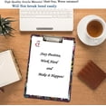 thumbnail image 3 of FMSHPON Science Chemical Experiment Clipboard Hardboard Wood Nursing Clip Board and Pull for Standard A4 Letter 13x9 inches, 3 of 5