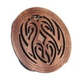 thumbnail image 1 of Graflsoa Mahogany Sound Hole Cover for 10cm Folk Guitars - Feedback Reducer & Decorative Protector with Removable Back Plate, 1 of 6