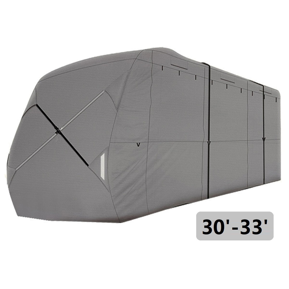 Travel Trailer Cover, Heavy Duty NonWoven RV Cover, Weatherproof & Sun