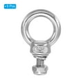 thumbnail image 3 of Uxcell M6 x 11mm Lifting Shoulder Eye Bolt 304 Stainless Steel Lifting Ring Threaded Eyebolt with Nuts and Washers 5Pcs, 3 of 5