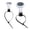 C, variant on Solar Fence Post Light with Cable Tie for Installation Beam Deck Light for Patio Railing Pool Garden Waterproof Outdoor Lighting