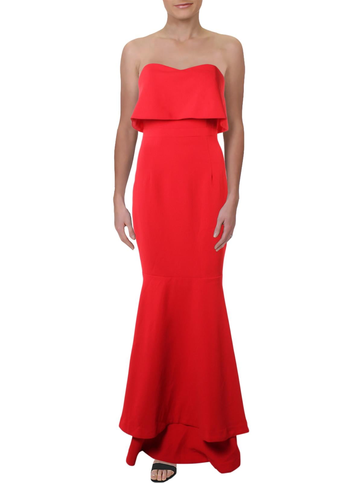 xscape strapless dress