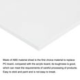 thumbnail image 4 of ABS Plastic Sheet 12 " x 8 " x 0.2 " ABS Styrene Sheets White 2 Pcs, 4 of 6