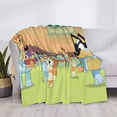 thumbnail image 3 of Rozeui Bluey for Flannel Blanket, Soft Fuzzy Plush King Blanket for Winter, Thick and Warm All-Season Bed Throw-50"x40", 3 of 6