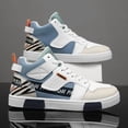 thumbnail image 4 of Men'S New Winter High-Top Sneakers | Korean Style Trendy Skateboard Shoes, Youth Casual Sports Shoes, Fashionable & Versatile Footwear, Upper, Rubber Sole, Lace-Up Closure, 4 of 5