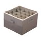 thumbnail image 3 of Organizador de zapatos para armario con asas, portátil, plegable, con tapa transparente, caja de almacenamiento para tacones, dormitorio, lavadero, Gris, 3 of 8