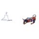 thumbnail image 1 of Escultura abstracta de pensador, estatua de toro de resina, figura de escritorio, adorno de animal, adecuada para la oficina, decoración del hogar, re, 1 of 8