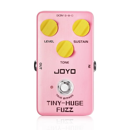 JOYO JF-26 Fuzz Pedal Classic Fuzz Tone of '90 Rich Sustain for Electric Guitar Bass