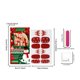 thumbnail image 3 of Puntas de uñas navideñas terminadas, uñas postizas navideñas, parches para uñas, parche para uñas, 3 of 9
