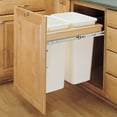 thumbnail image 2 of Rev-A-Shelf Double Pullout Trash Can for Full Height Cabinet, 50 Qt, 4WCTM-2150DM-2, 2 of 11