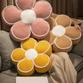 thumbnail image 6 of Mdesiwst Versatile Flower Cushion for Any Setting Flower Plush Pillow Soft Comfortable Sofa Back Cushion Winter Warm Floor Cushion Waist Protective for Room, 6 of 7
