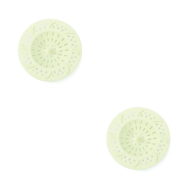 Colador antiobstrucción Matsuzay silicona para fregadero color Verde