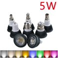 thumbnail image 2 of Bombillas LED RGB de 5W, foco regulable de 30W, equivalente a halógeno, Ángulo de haz estrecho de 36 °, E27, E14, GU10, MR16, 110V, 220V, COB, 2 of 4