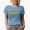 Baby Blue, variant on Bad Vibes Don't Go with My Outfit, Groovy Retro Wavy Text Merch Gift, Baby Blue T-Shirt, Small