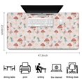 thumbnail image 5 of Long Mouse Pads for Desk,Mushroom Fairy Princess Pattern Desk Mats on Top Of Desks, Desk Mouse Pad Extra Large with 3mm Non-Slip Base and Stitched Edge for Gaming,Office,Work,Home 47.3"x23.6", 5 of 6