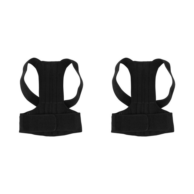 Wisewang Back Posture Straightener Corrector Support Correction Lumbar Shoulder Brace L 2Set