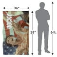 thumbnail image 4 of Rocky American Hero (Front Silky Touch Super Soft Throw Blanket 36" x 58", 4 of 6