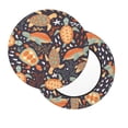 thumbnail image 2 of Disketp Turtles and Sea Plants Funda Redonda para Taburete, Funda de Cojín para Silla de Bar Suave y Elástica-14 inch, 2 of 7