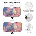 thumbnail image 3 of Bingfone Colorful Cloud White Horse Car Windshield Sun Shade Protector Keep Your Vehicle Cool Sun Shield Visor Cover Foldable for Car Truck SUV-Medium, 3 of 8
