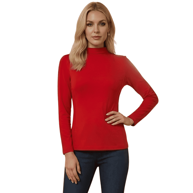Blusas Mujer Manga Larga Interior Térmico Invierno Dama