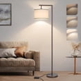 thumbnail image 1 of Lámpara de pie Boncoo Arc Brown, pantalla ajustable, LED regulable, 1 of 6