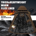 thumbnail image 6 of TACVASEN Men's Winter Ski Snow Jackets Heavyweight Waterproof Warm Fleece Hiking Coat with Hood Multi-Pockets Coffee XL, 6 of 7