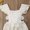 thumbnail image 3 of Newborn Baby Cute Jumpsuit Infant Girl Lace Ruffle Romper Bodysuit Clothes, 3 of 9
