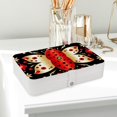 thumbnail image 6 of Seven Starred Ladybird Bracelet Holder Jewelry Box Organizer PU Leather with Removable Compartment Portable, 6 of 6
