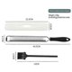 thumbnail image 3 of 304 Stainless Steel Kitchen Peeler with Sharp Blade - Cheese Grater, Lemon Grater, Potato Grater, Pastry Grater Kitchen Tools, Garlic, Ginger, 3 of 4