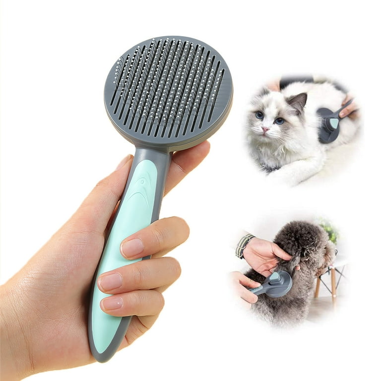 Peteola – Self Cleaning Slicker Brush – Pet Dog Cat Grooming Brush – Brand  New – Peteola