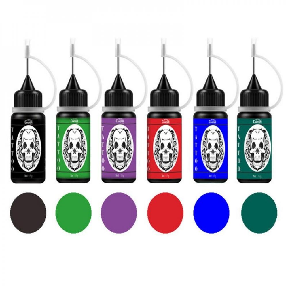 Buy Final Clear Out! Temporary Tattoo Kit Full Kit 6 Bottles 15g*6 Temp