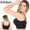 thumbnail image 2 of Full Back Coverage Bras For Women, Fashion Deep Cup Hide Back Fat Bra With Shapewear Incorporated Push Up Sports Bras, 2 of 5