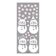thumbnail image 1 of Christmas Snowflake Window Stickers PVC Clings Removable Snowman Wall Decals for Merry Christmas Decoration, 1 of 4