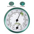 thumbnail image 1 of 57mm Mini Round Wall Mounted Household Alloy Aluminum Analog (Silver), 1 of 4