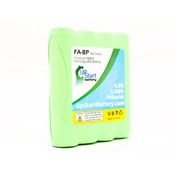 Compatible Cobra PR245 Battery - Compatible for Cobra FA-BP Two-Way Radio Battery (700mAh, 4.8V, NI-MH)