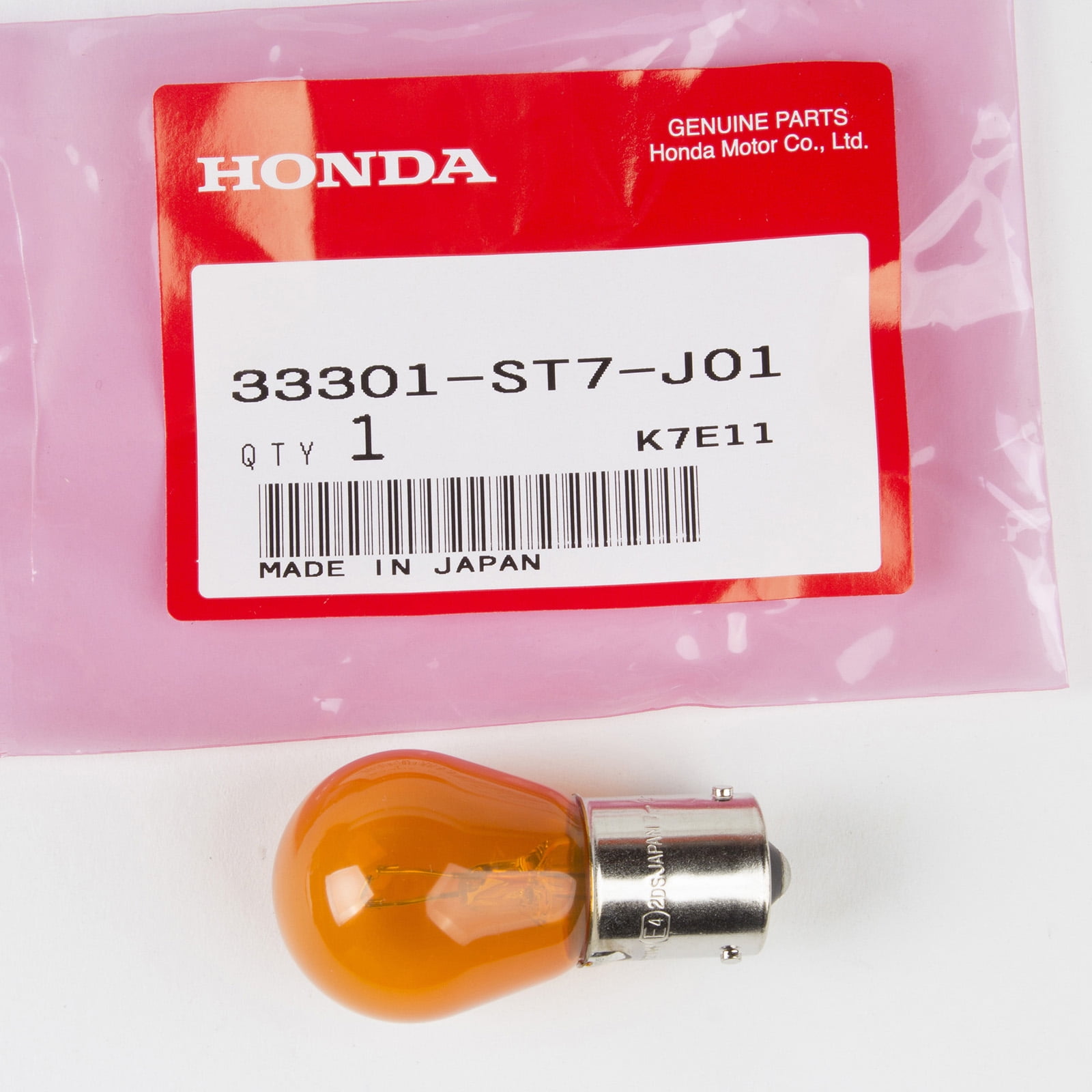 Genuine OEM Honda S2000 Tail Light Turn Signal Bulb S25 1156 21W, 33301