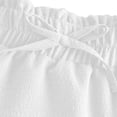 thumbnail image 5 of Women's Summer Casual Vacation Skirts Tiered High Waisted a Line Flowy Long Maxi Skirts with Pockets White L, 5 of 6