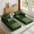 thumbnail image 4 of 5-in-1 Folding Convertible Sofa Bed 78.7" Boneless Couch with Fixed-Shape Frame Corduroy Loveseat Sleeper with Pull Out Bed, Floor Sofa Modular Futon Couch for Living Room Bedroom Lounge, 4 of 10