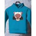 thumbnail image 3 of Cute Vampire Kitten W Candy Hoodie Toddler -Image by Shutterstock,  2 Toddler, 3 of 4