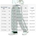 thumbnail image 3 of BXJX Boys Cargo Pants, Elastic Waist Side Stripe Straight‑Leg Multi Pocket Casual Trousers Army Green Size 7-8 T, 3 of 8