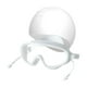 thumbnail image 2 of Gafas de natación y vasos de tapa transparente Anti antiebla gafas de natación portátiles ajustables con tapones para los oídos para la piscina, 2 of 8