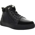 thumbnail image 1 of Propet Women's Kasia High-Top Side-Zip Sneaker Black Leather - WCA006LBLK, 1 of 6