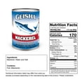thumbnail image 3 of GEISHA Mackerel in Water 15OZ. (Pack of 12), Scomber Japonicus| Halal Certified － Good Source of Protien － Wild Caught －No Food Additives, 3 of 5